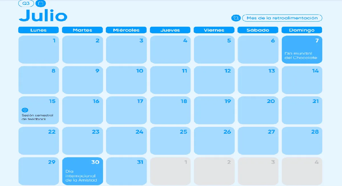 Ebook Calendario de Recursos Humanos