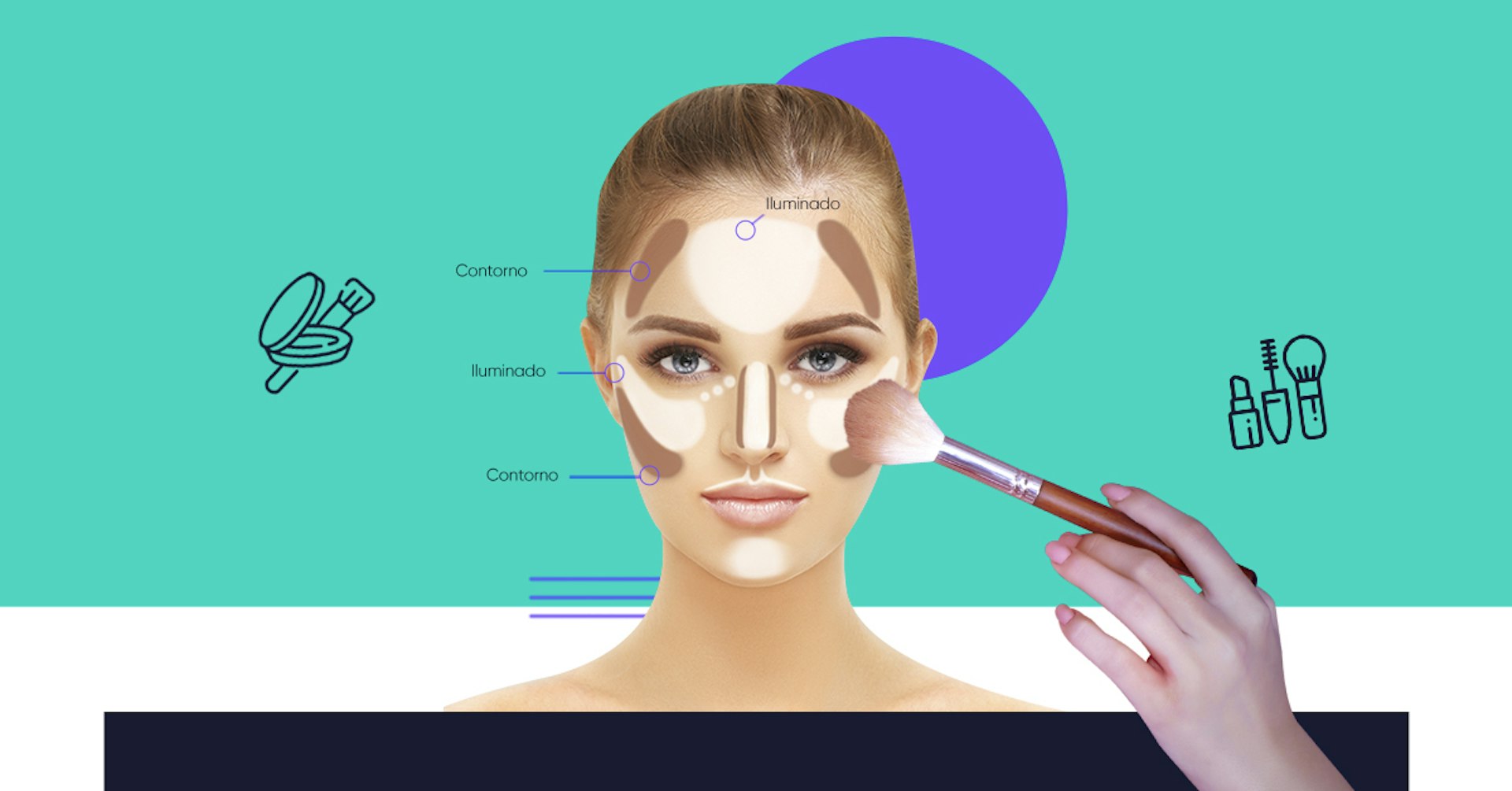 Contouring en el maquillaje: luce espectacular con la técnica de JLo