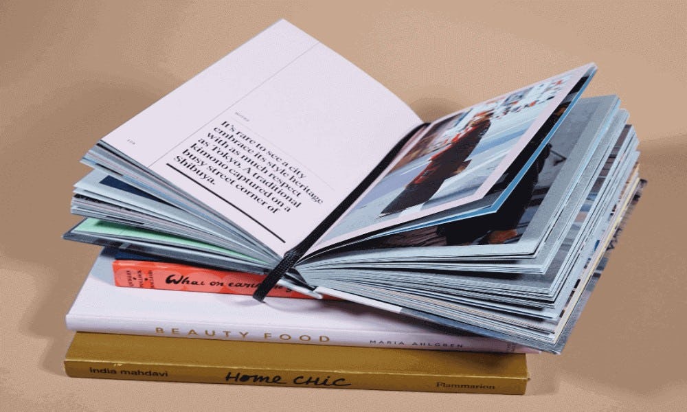 Libro narrativo como una idea perfecta para crear un libro de fotos