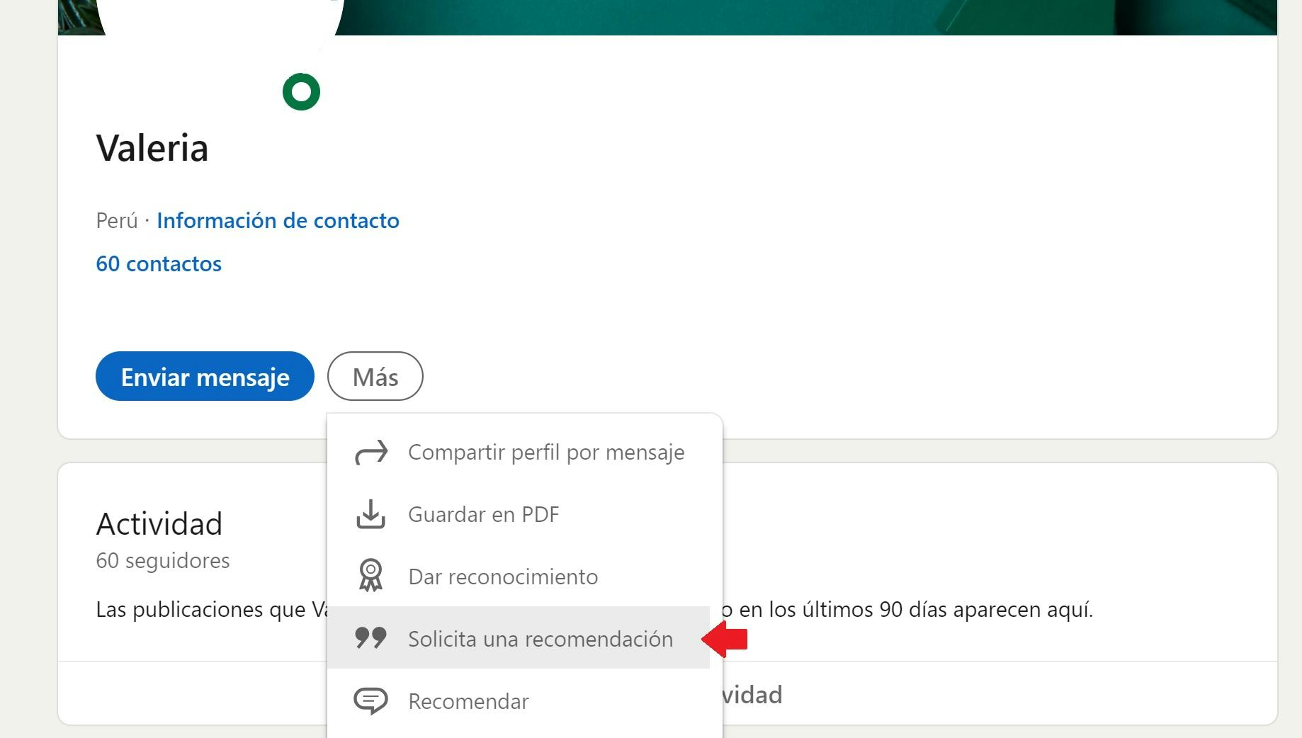 paso 1 linkedin contacto