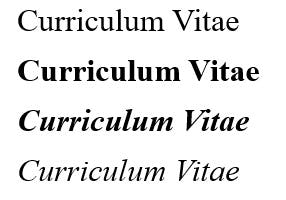 letra Times New Roman