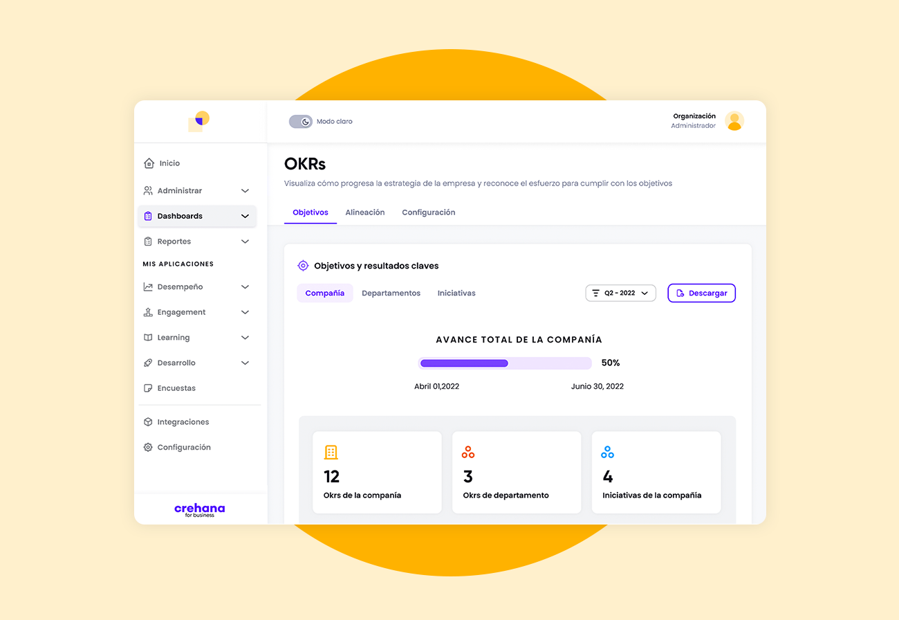 plataforma desempeño crehana