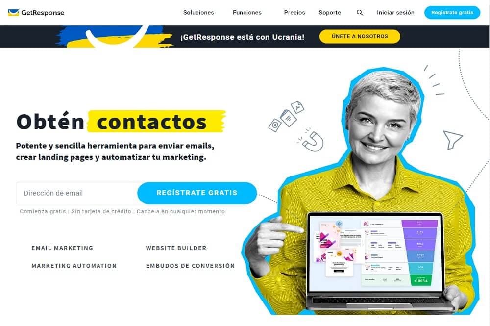 alternativa a Mailchimp GetResponse