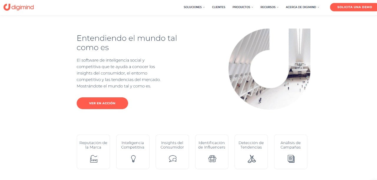 Digimind presencia en redes sociales