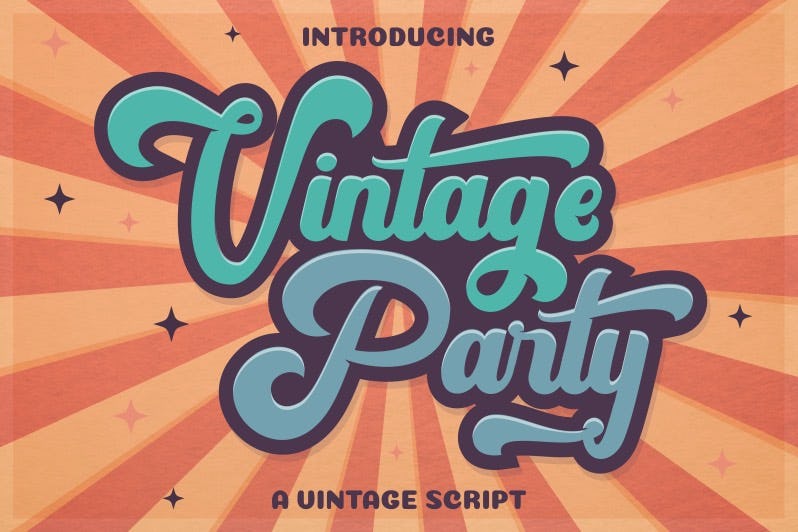 fuente béisbolera vintage party