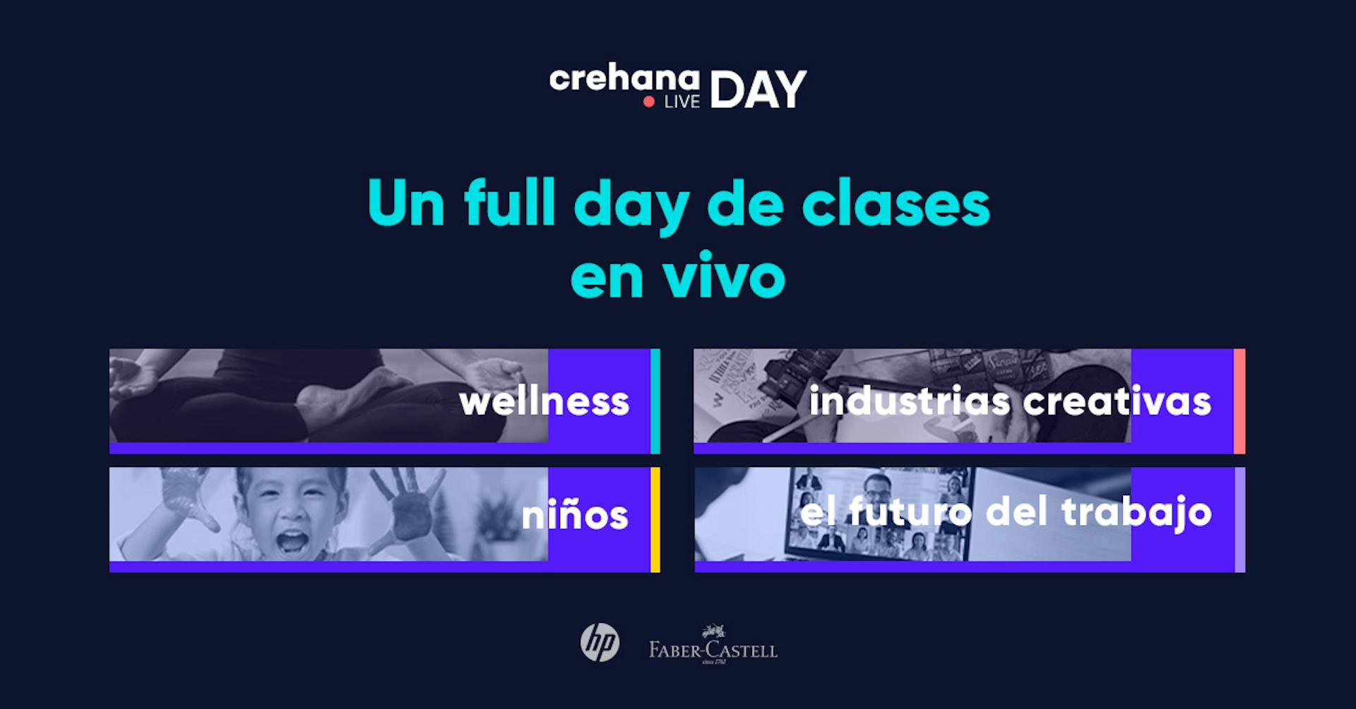 Crehana Day: Un full day de clases en vivo y sorpresas