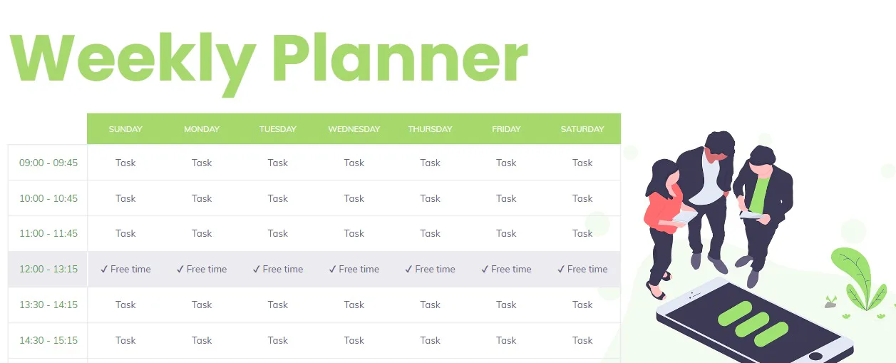Gower template de Google Slides