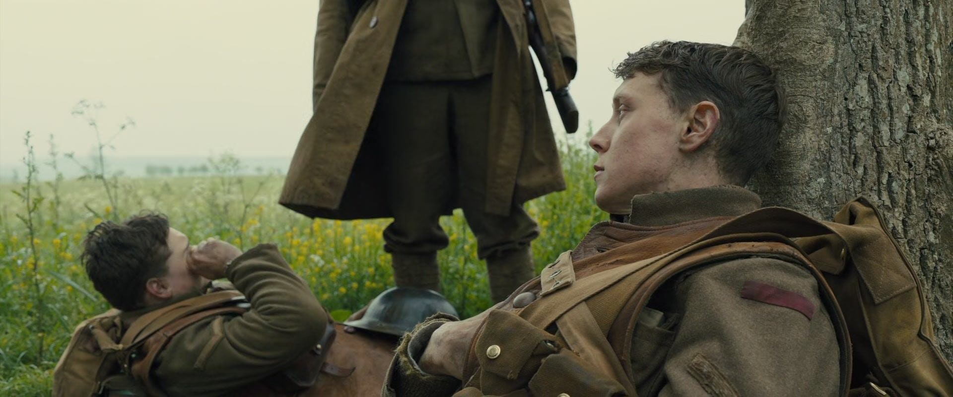 Captura de Schofield y Blake, de la película 1917, de Sam Mendes.