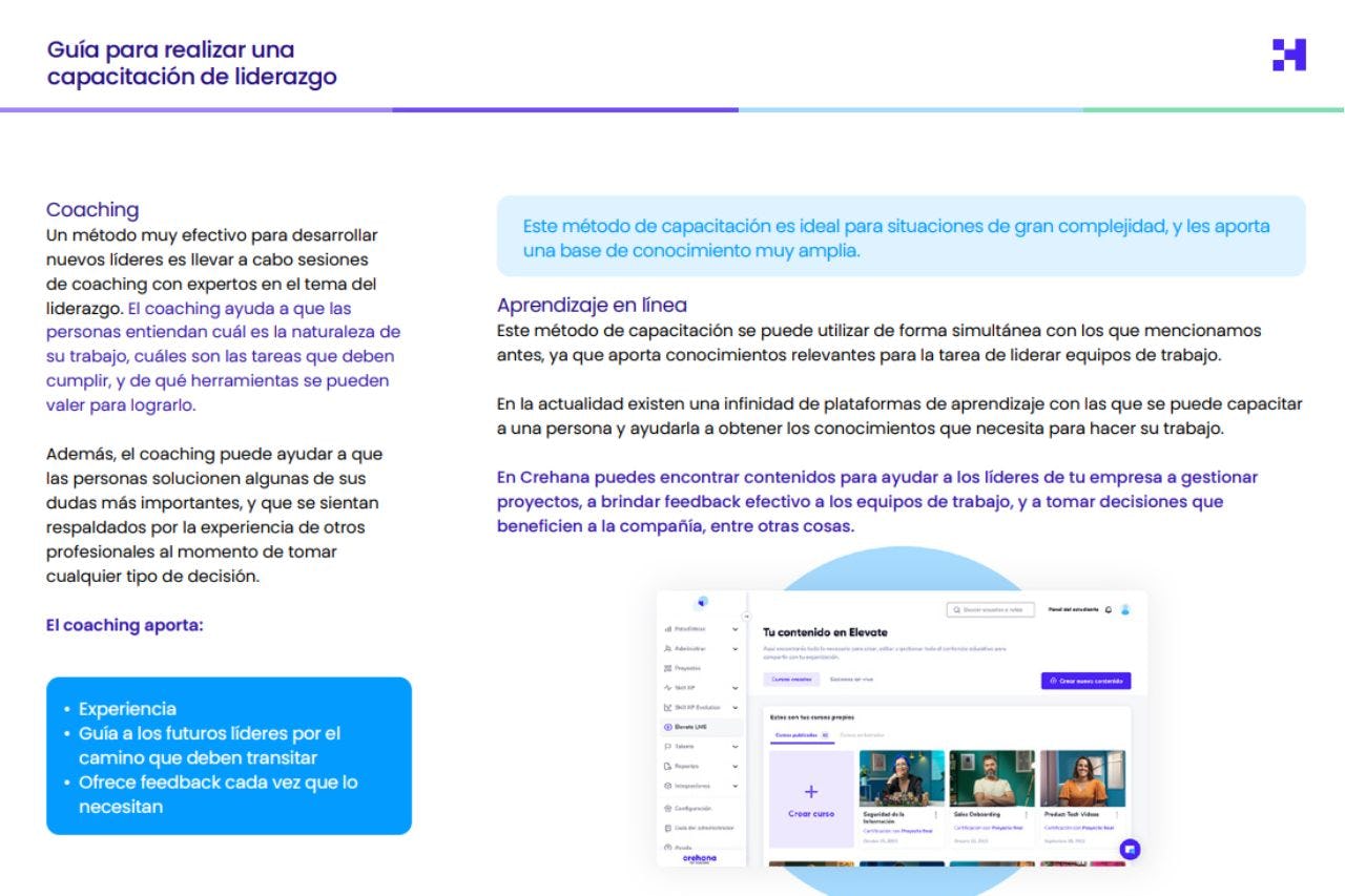 Guía para realizar una capacitación de liderazgo
