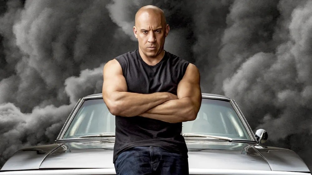 Foto publicitaria de Vin Diesel