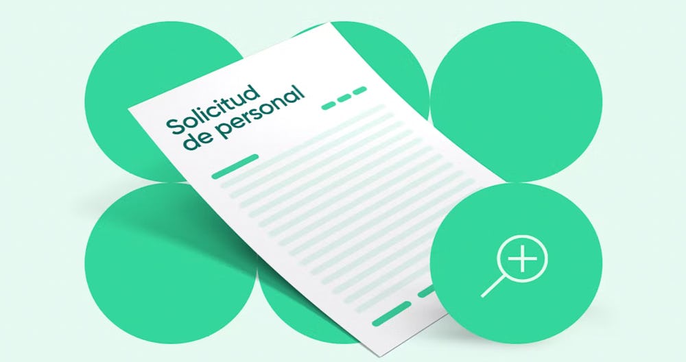 plantilla de solicitud de personal para encontrar al candidato ideal