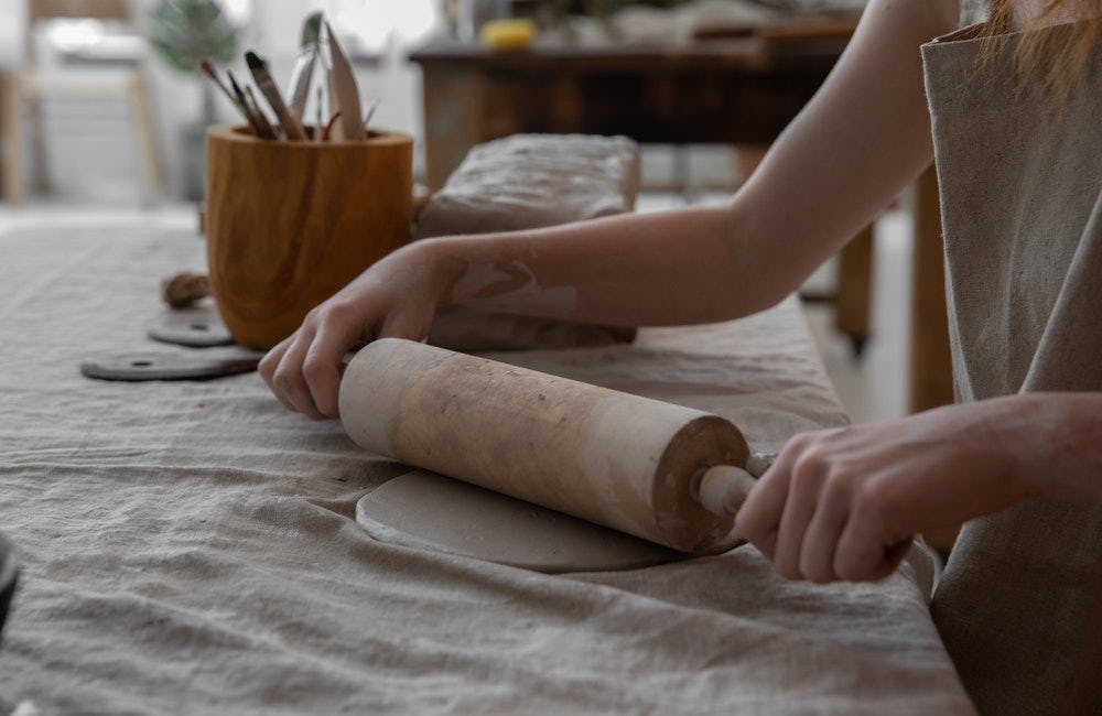 rodillo para aplanar vinyl art toys