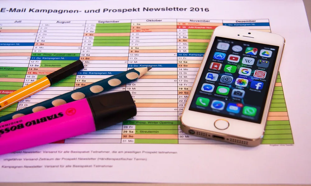 ficha de horarios y objetivos