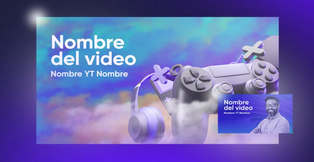 Plantillas de miniaturas para YouTube