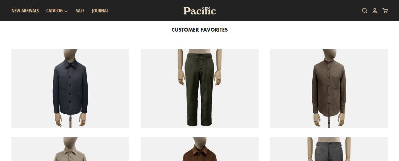 Tienda de ropa en Shopify