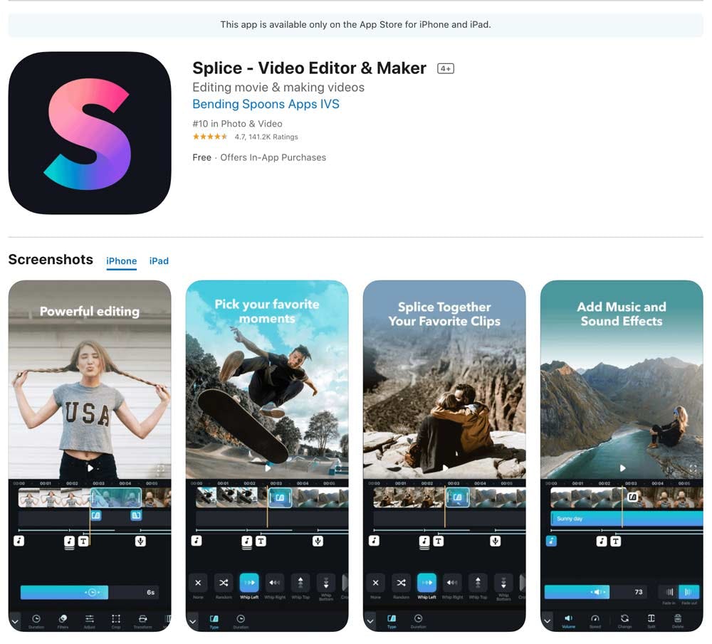 Splice cortador de videos de YouTube
