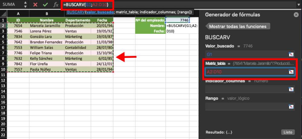 💻Conoce La Función BUSCARV En Excel + Ejemplos | Crehana