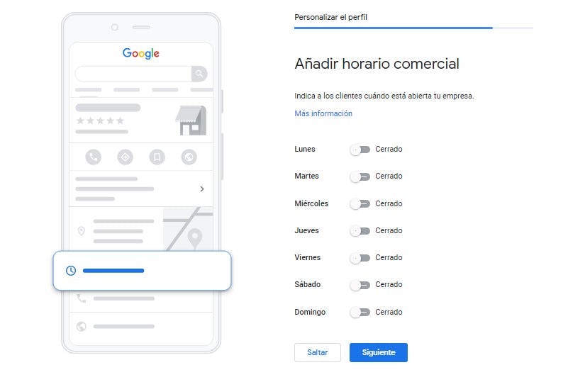 Personalizar ficha de Google Mi Negocio