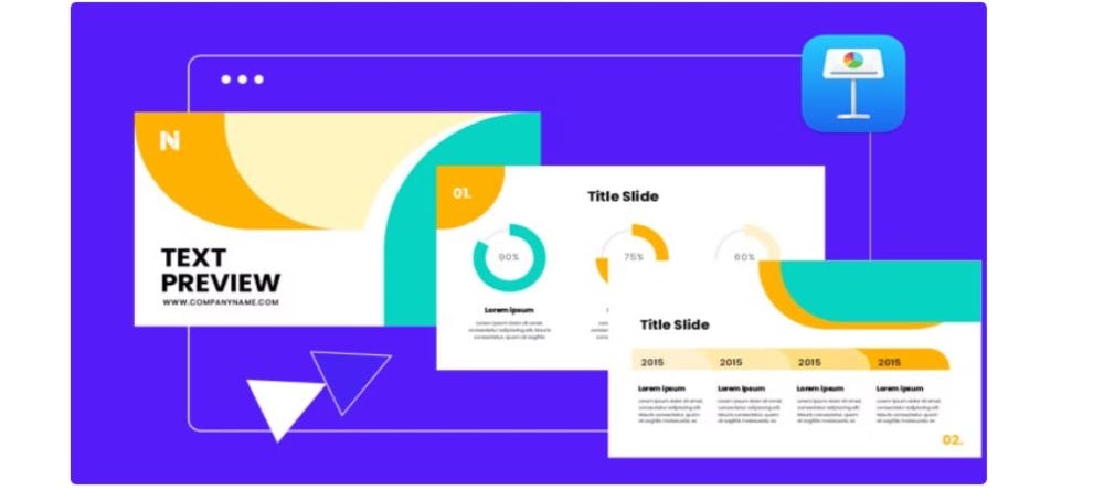  Plantilla de Keynote para presentaciones de logística