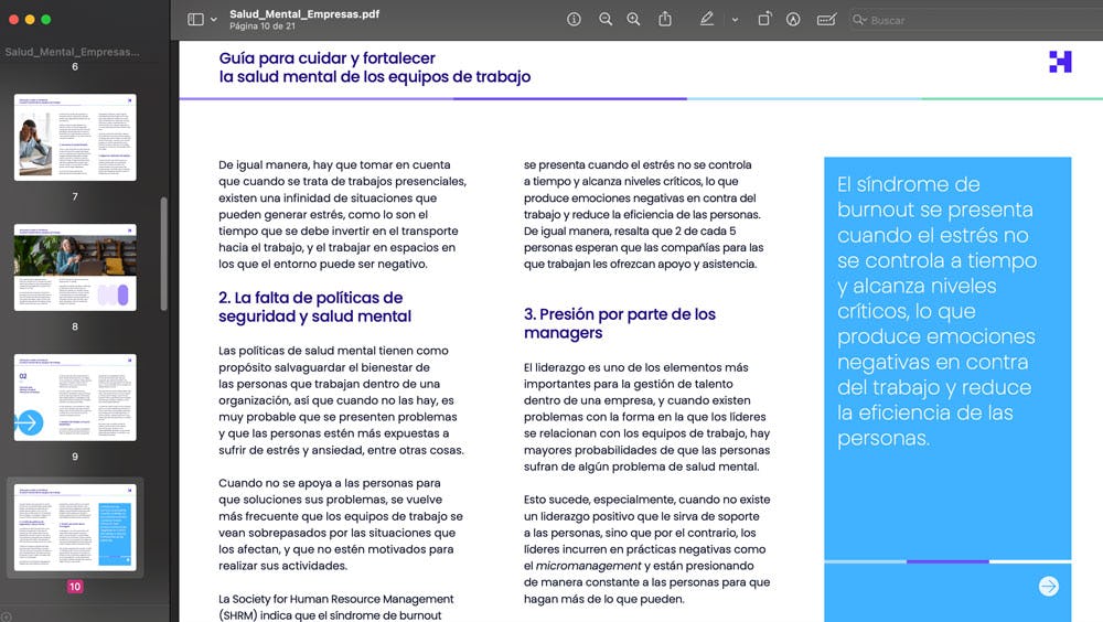 ebook sobre salud mental en las empresas 