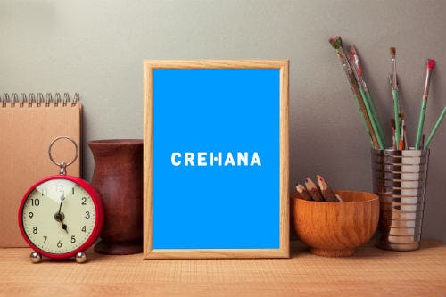 mockup de marco artístico