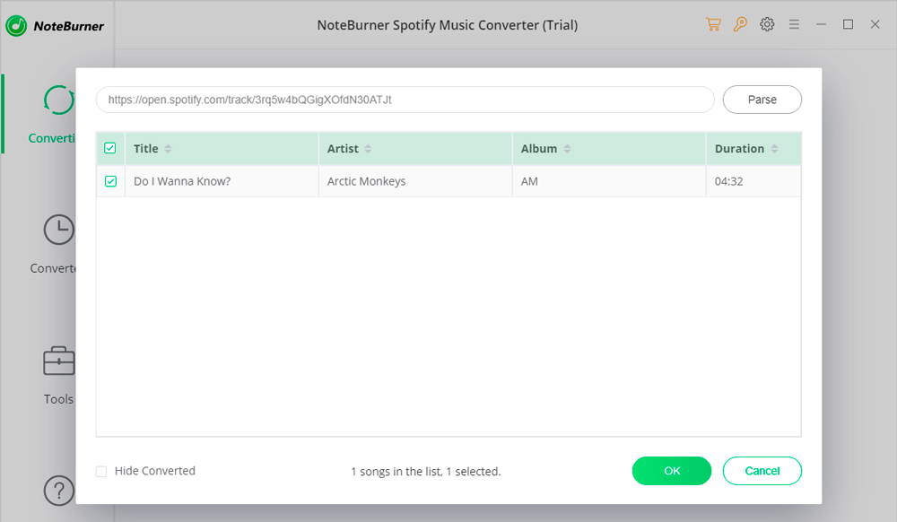 noteburner spotify music converter help