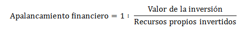 Fórmula de apalancamiento financiero
