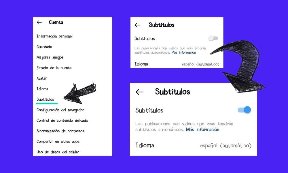 subtitulos automaticos instagram