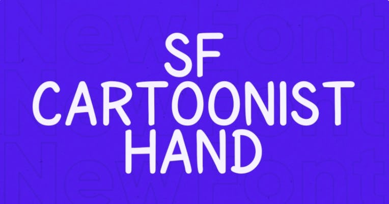 SF Cartoonist fuentes divertidas para presentación personal