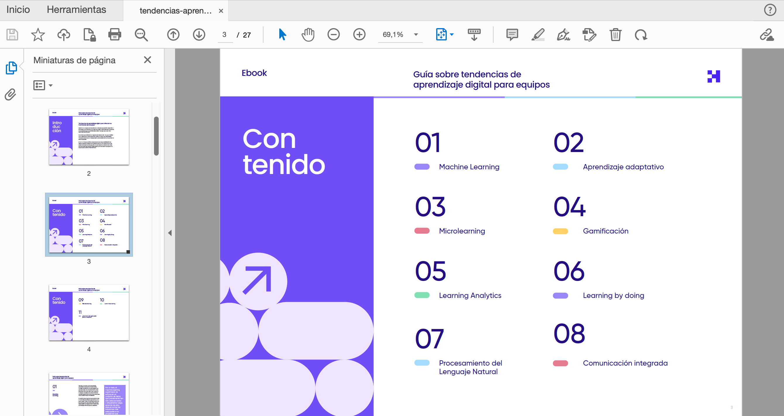 Ebook de tendencias de aprendizaje