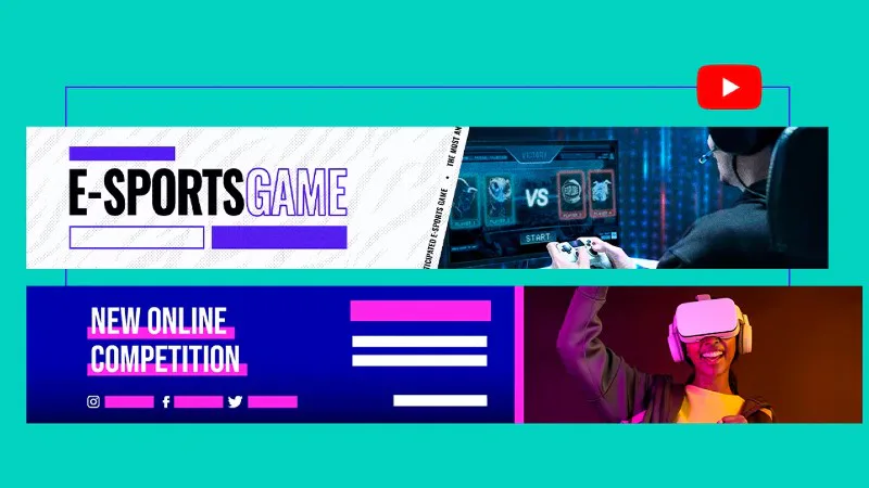 Banner de YouTube para eSports