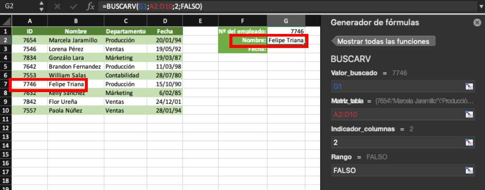 💻Conoce La Función BUSCARV En Excel + Ejemplos | Curso | Crehana