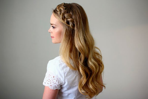 peinados con trenzas forma diadema