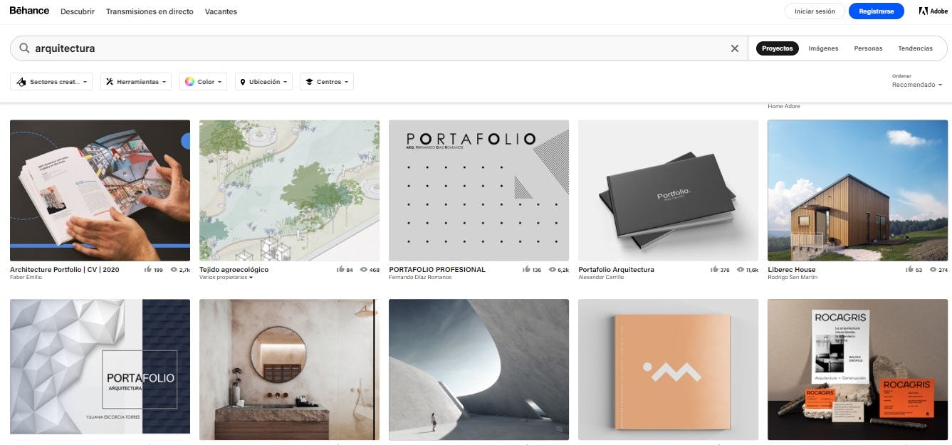 behance arquitectura