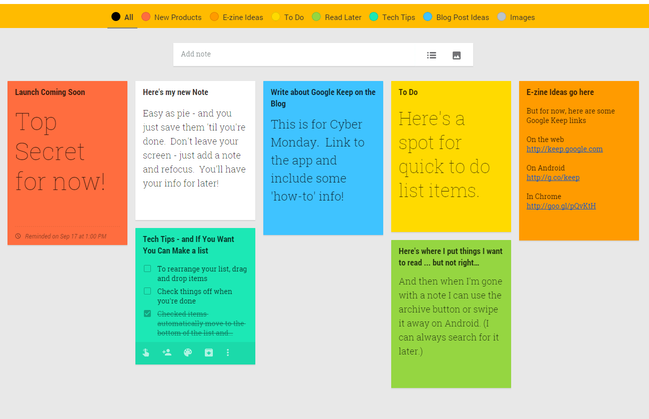 import google keep to qownnotes