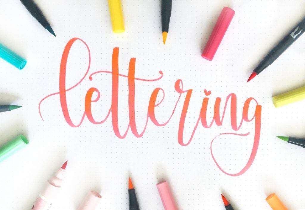 practicar lettering