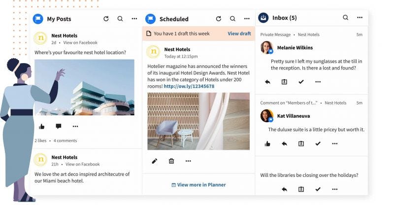 Publicaciones programadas con hootsuite