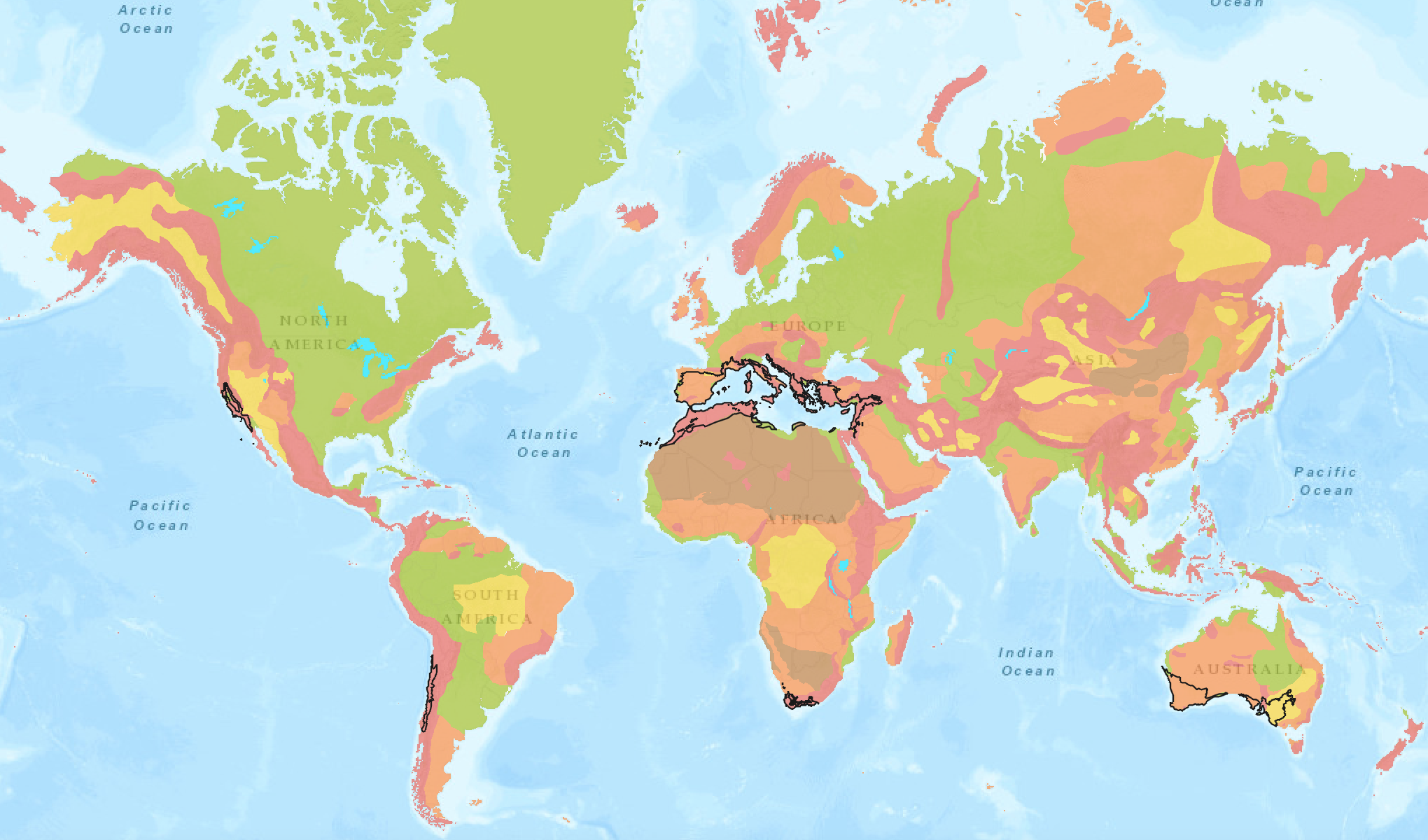 Regiones mediterráneas