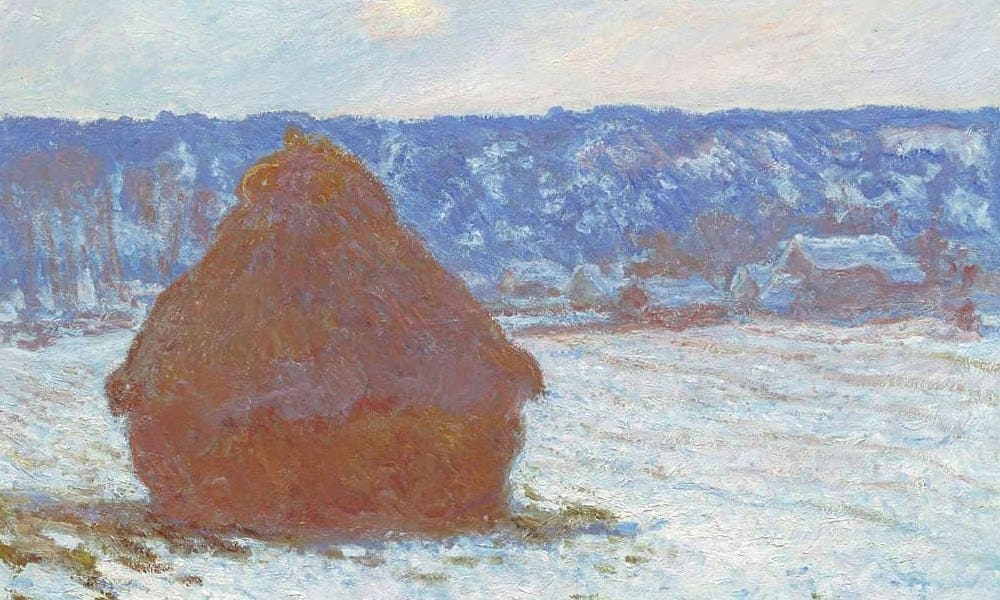 Obra de Claude Monet, en la etapa de impresionismo de la historia del arte