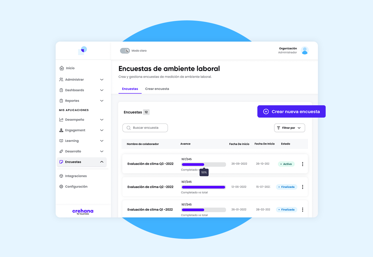 Engagement de Crehana