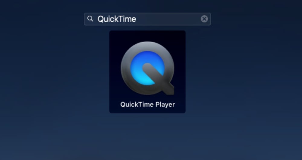 grabar pantalla en Mac con QuickTime Player