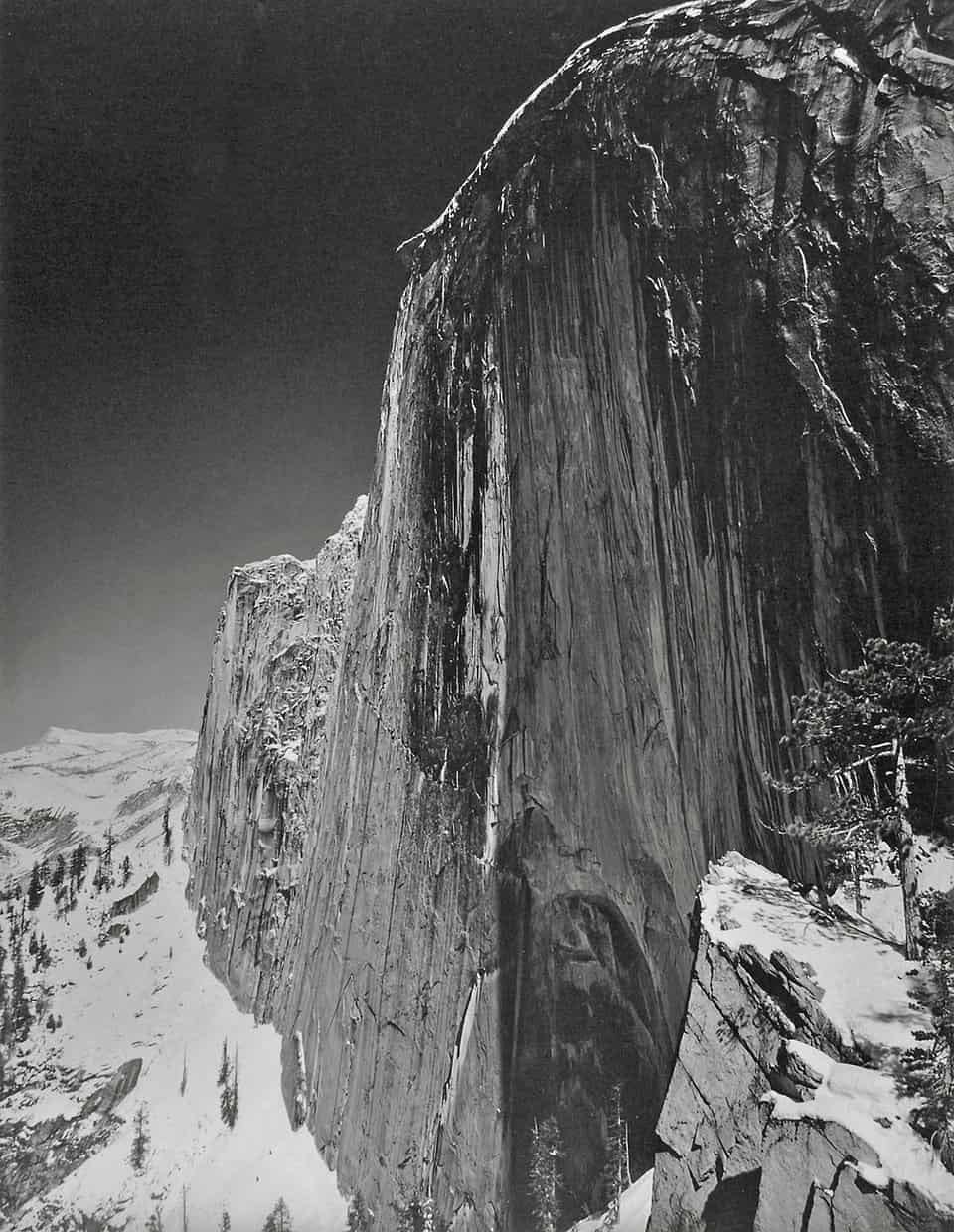 Face of Half Dome ansel adams