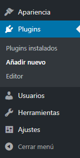 Añadir plugin Wordpress