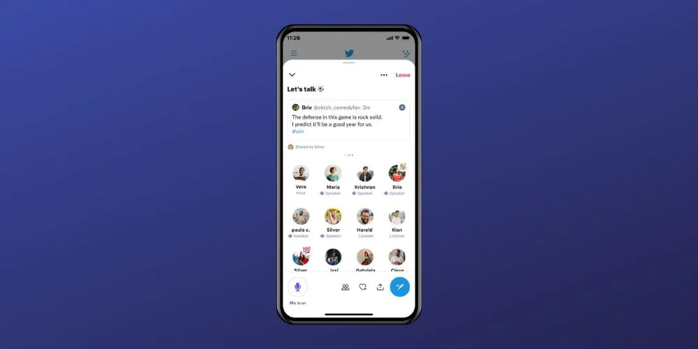 Qué es Twitter Spaces