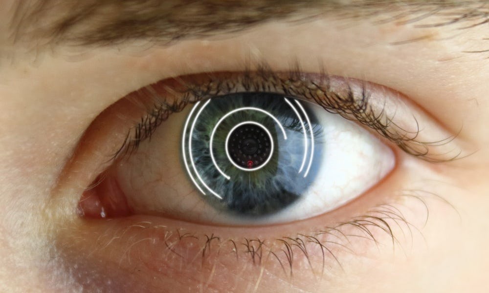 Biometría dentro de los ojos