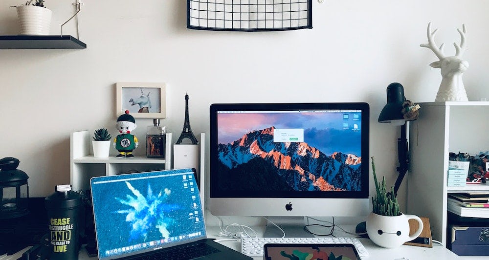 Espacio de trabajo ordenado para el bienestar laboral