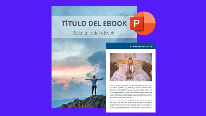 Plantilla de libro digital de negocios