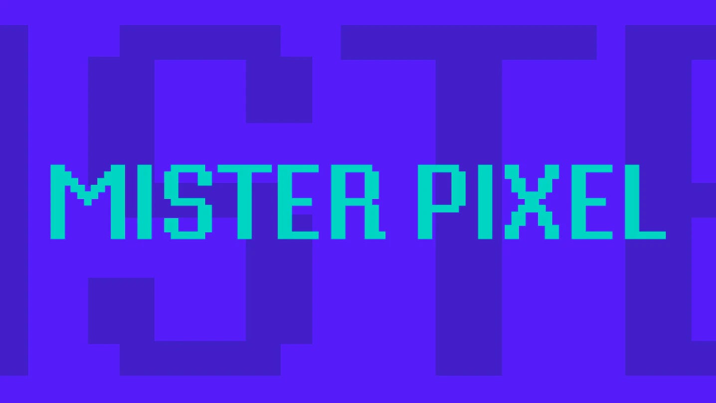 Tipografías para videojuegos Mister Pixel Font