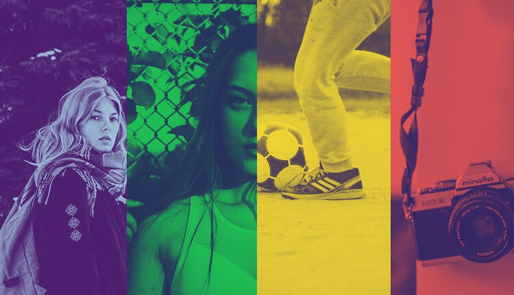 efecto duotono photoshop 2021