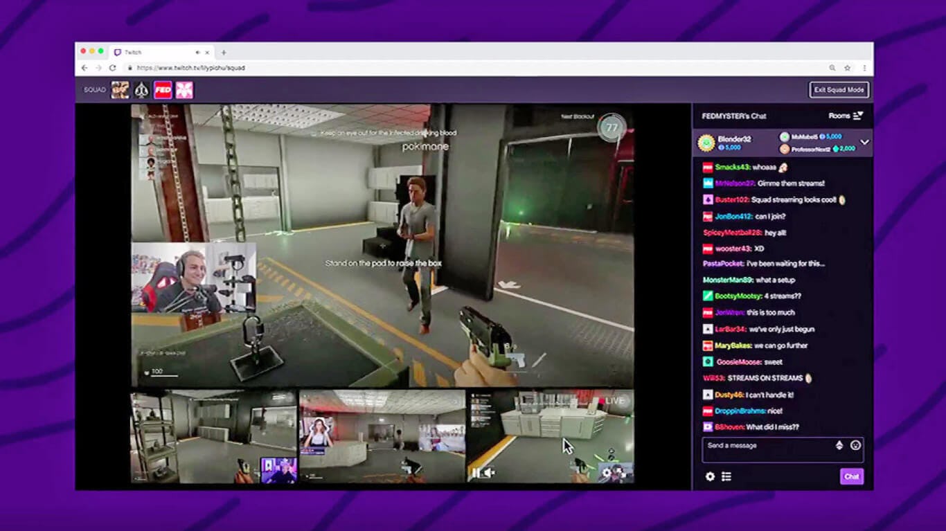 Cómo hacer stream grupal Twitch